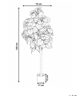 Sztuczna roślina FICUS TREE 160 cm Zielony