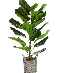 Sztuczna roślina FIDDLE LEAF TREE 72 cm Zielony