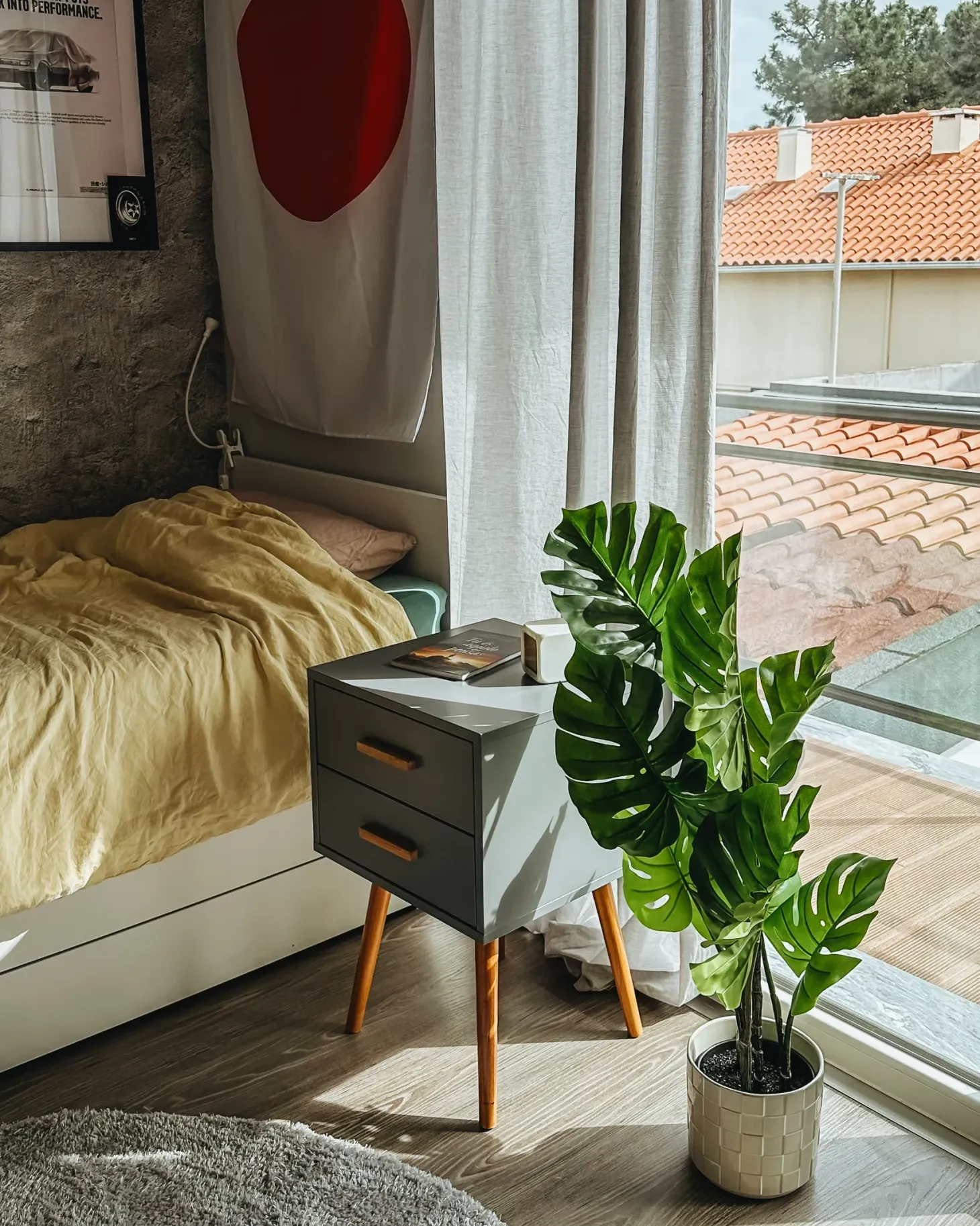 Sztuczna roślina MONSTERA PLANT 94 cm Zielony