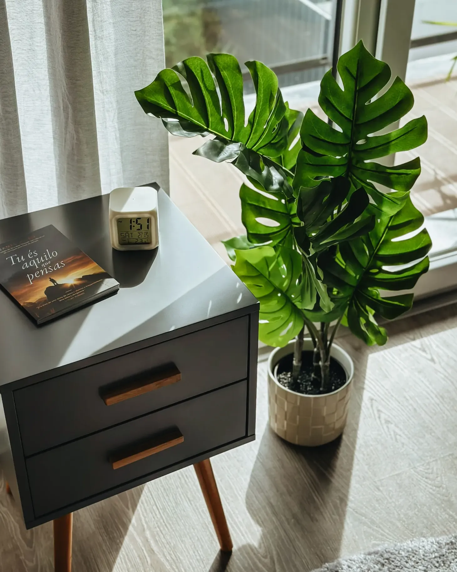 Sztuczna roślina MONSTERA PLANT 94 cm Zielony