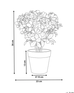 Sztuczna roślina NOVELLA 36 cm Biały