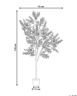 Sztuczna roślina OLIVE TREE 178 cm Zielony