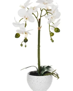 Sztuczna roślina ORCHID 42 cm Biały