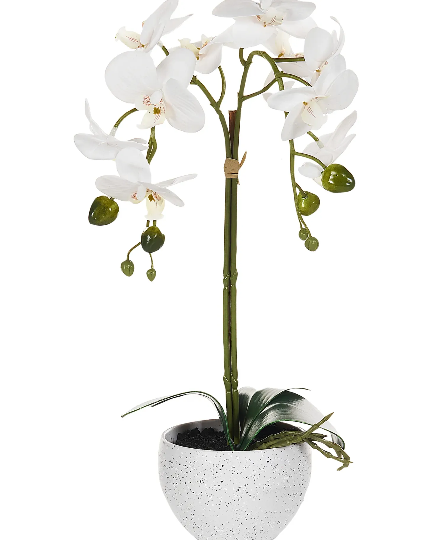 Sztuczna roślina ORCHID 42 cm Biały