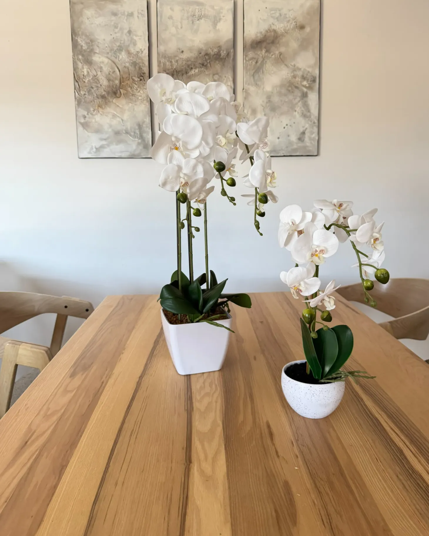 Sztuczna roślina ORCHID 59 cm Biały