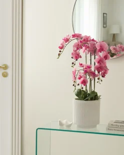 Sztuczna roślina ORCHID 65 cm Różowy