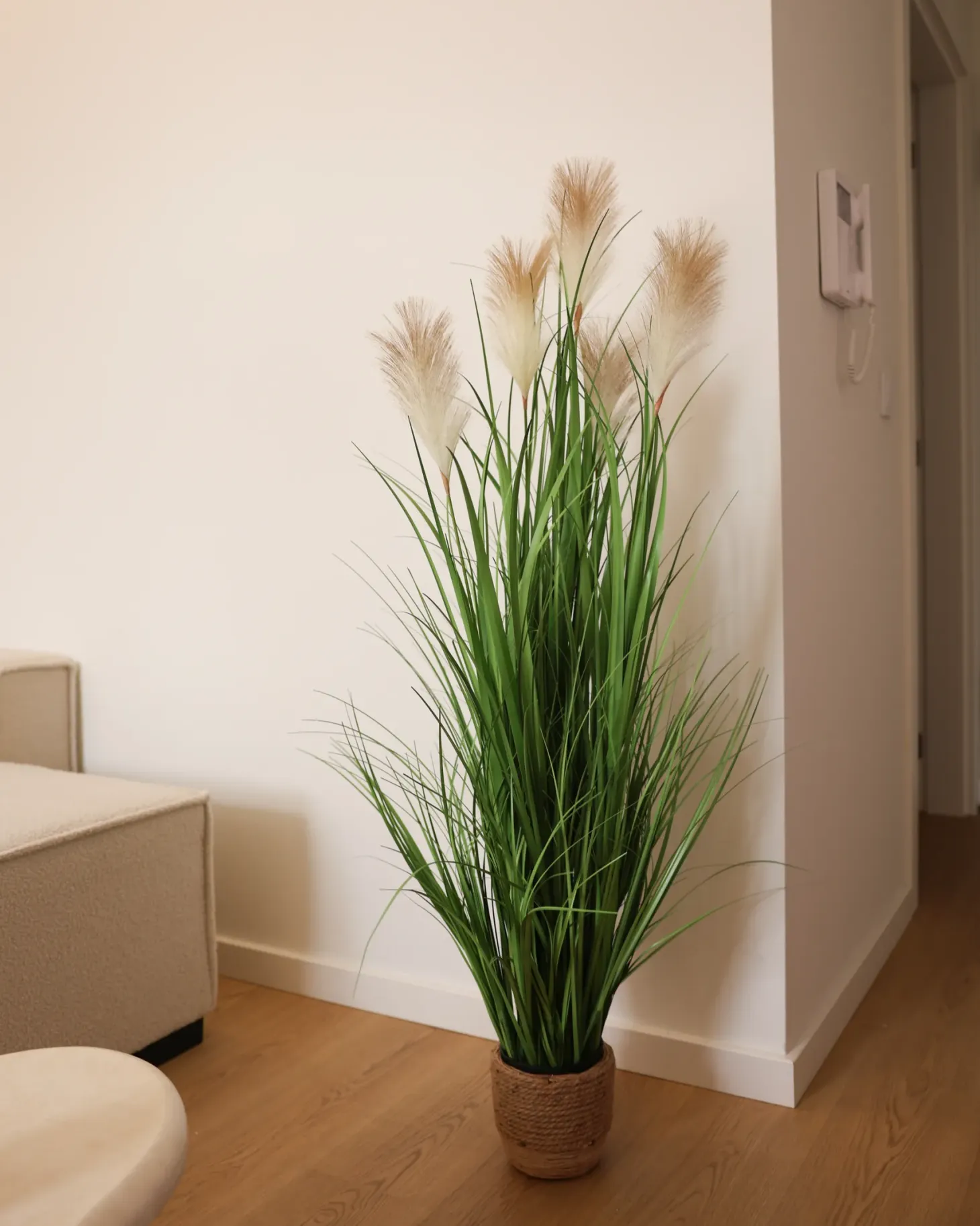 Sztuczna roślina PAMPAS GRASS 130 cm Zielony