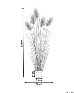 Sztuczna roślina PAMPAS GRASS 130 cm Zielony