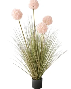 Sztuczna roślina SNOWBALL BUSH 120 cm Różowy