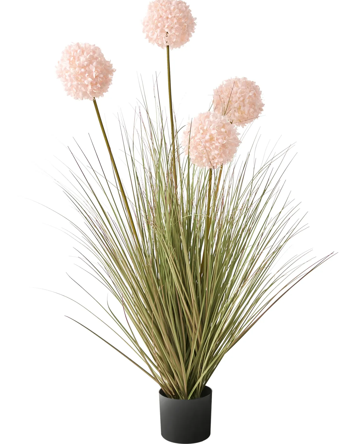 Sztuczna roślina SNOWBALL BUSH 120 cm Różowy