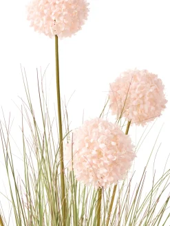 Sztuczna roślina SNOWBALL BUSH 120 cm Różowy