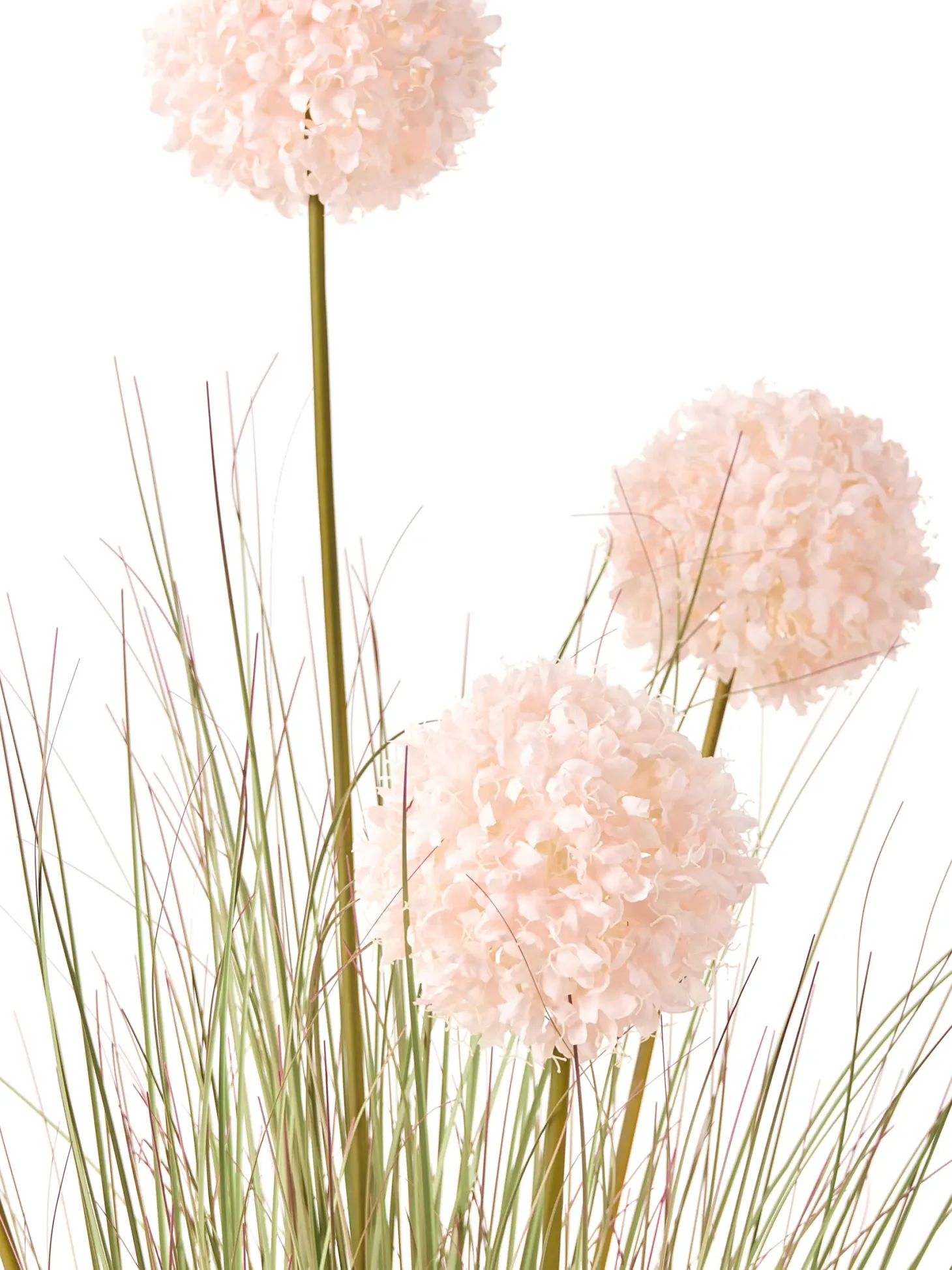 Sztuczna roślina SNOWBALL BUSH 120 cm Różowy