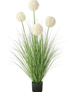 Sztuczna roślina SNOWBALL BUSH 120 cm Biały