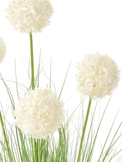 Sztuczna roślina SNOWBALL BUSH 120 cm Biały