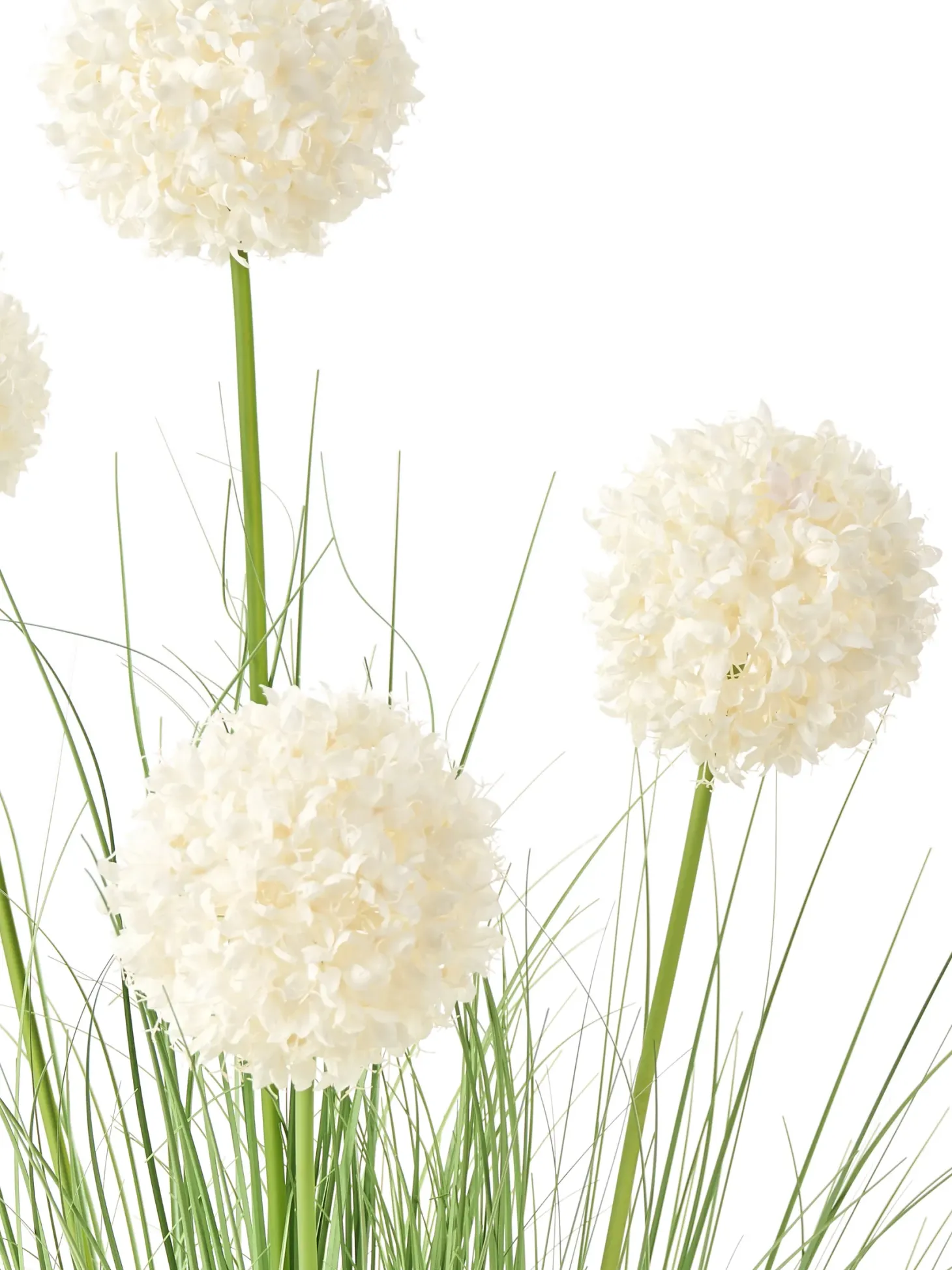 Sztuczna roślina SNOWBALL BUSH 120 cm Biały