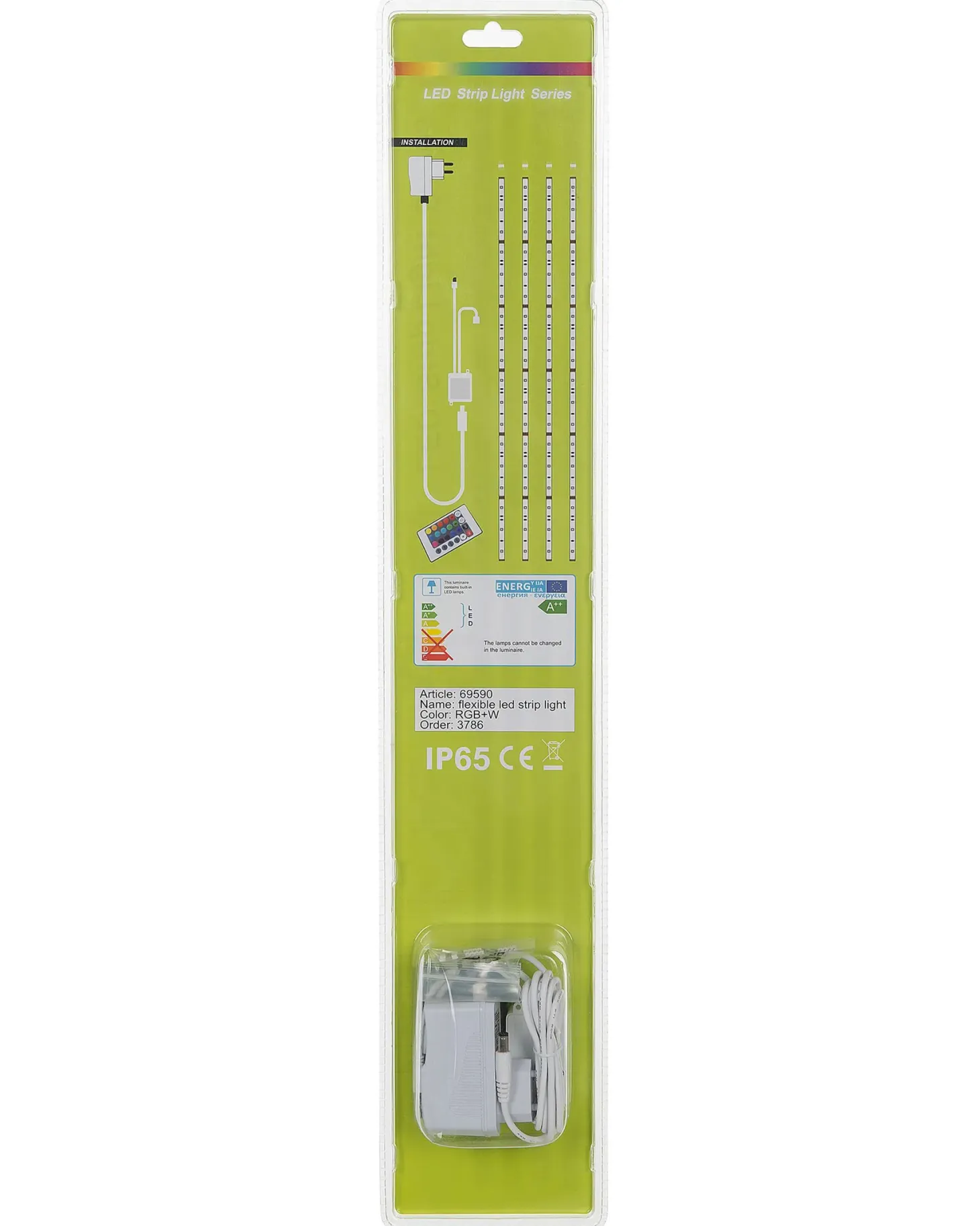 Taśma LED KALADAN 240 cm Z pilotem Kolorowy
