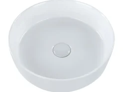 Best Umywalka nablatowa CALIG ⌀ 36 cm Ceramika Umywalki I Akcesoria