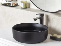 Online Umywalka nablatowa CALIG ⌀ 36 cm Ceramika Umywalki I Akcesoria
