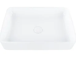 Outlet Umywalka nablatowa CHIVANA 51 x 34 cm Ceramika Umywalki I Akcesoria