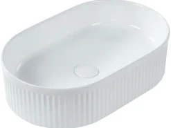 Outlet Umywalka nablatowa GELDO 49 x 31 cm Ceramika Umywalki I Akcesoria
