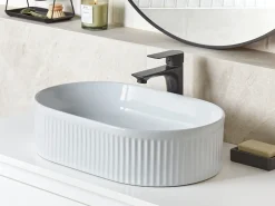 Outlet Umywalka nablatowa GELDO 49 x 31 cm Ceramika Umywalki I Akcesoria
