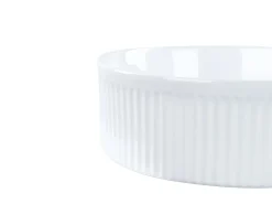 Umywalka nablatowa GELDO ⌀ 37 cm Ceramika Umywalki I Akcesoria