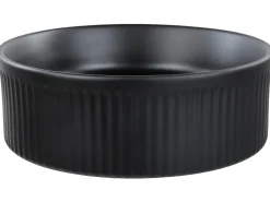 Umywalka nablatowa GELDO ⌀ 37 cm Ceramika Umywalki I Akcesoria
