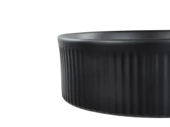 Umywalka nablatowa GELDO ⌀ 37 cm Ceramika Umywalki I Akcesoria