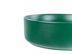 Outlet Umywalka nablatowa GUDAR Ciemno ⌀ 37 cm Ceramika Umywalki I Akcesoria