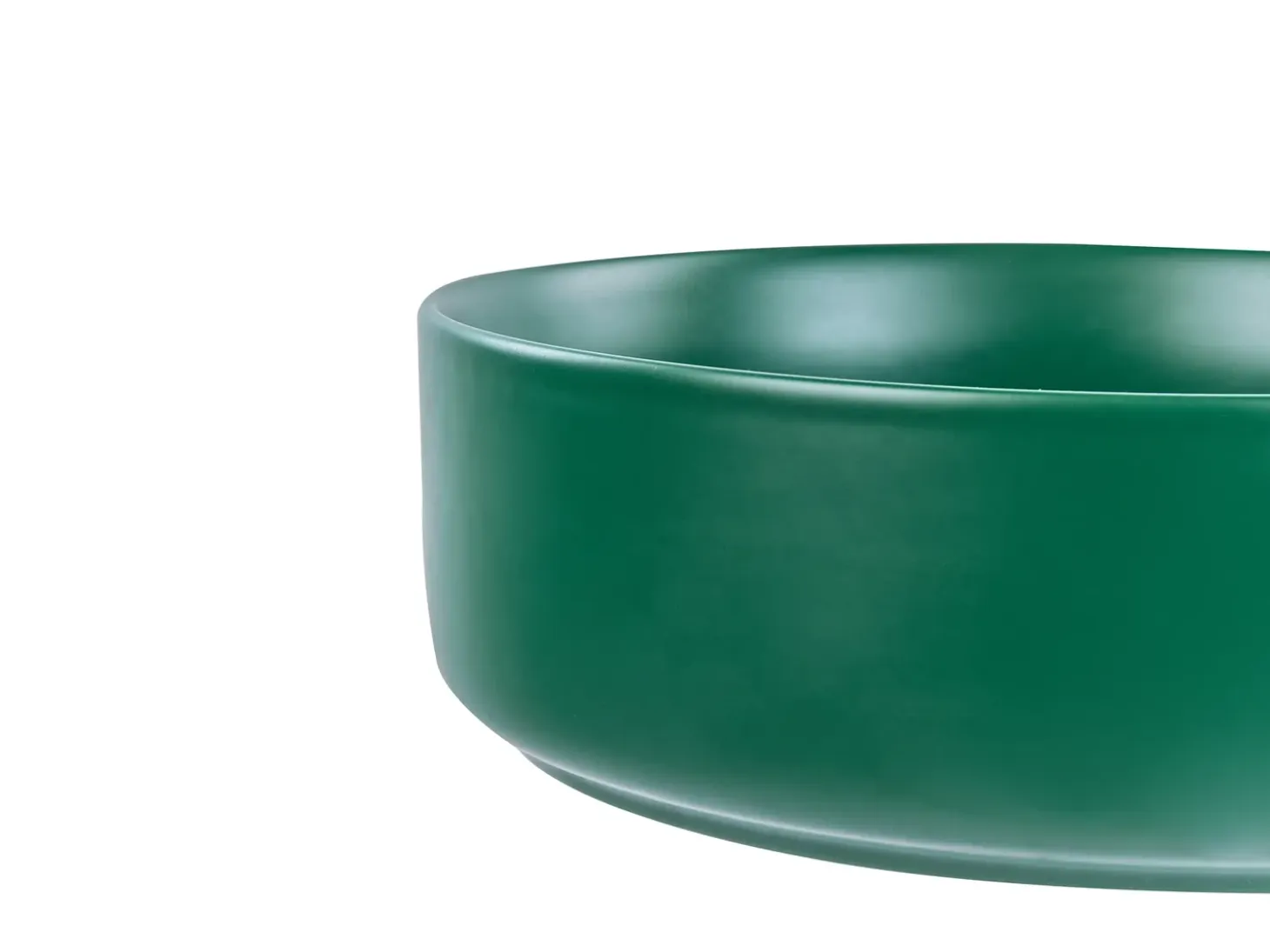 Outlet Umywalka nablatowa GUDAR Ciemno ⌀ 37 cm Ceramika Umywalki I Akcesoria
