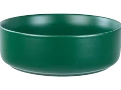 Outlet Umywalka nablatowa GUDAR Ciemno ⌀ 37 cm Ceramika Umywalki I Akcesoria