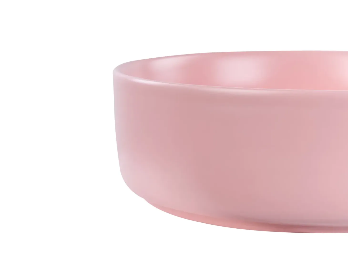 Clearance Umywalka nablatowa GUDAR ⌀ 37 cm Ceramika Umywalki I Akcesoria