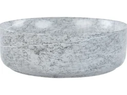 Sale Umywalka nablatowa GUDAR efekt betonu ⌀ 37 cm Ceramika Umywalki I Akcesoria