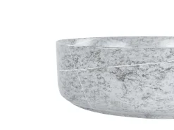 Sale Umywalka nablatowa GUDAR efekt betonu ⌀ 37 cm Ceramika Umywalki I Akcesoria