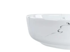 Hot Umywalka nablatowa HOPI marmur ⌀ 42 cm Ceramika Umywalki I Akcesoria