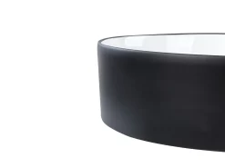 Online Umywalka nablatowa TEBAR Czarny/ biały ⌀ 40 cm Ceramika Umywalki I Akcesoria