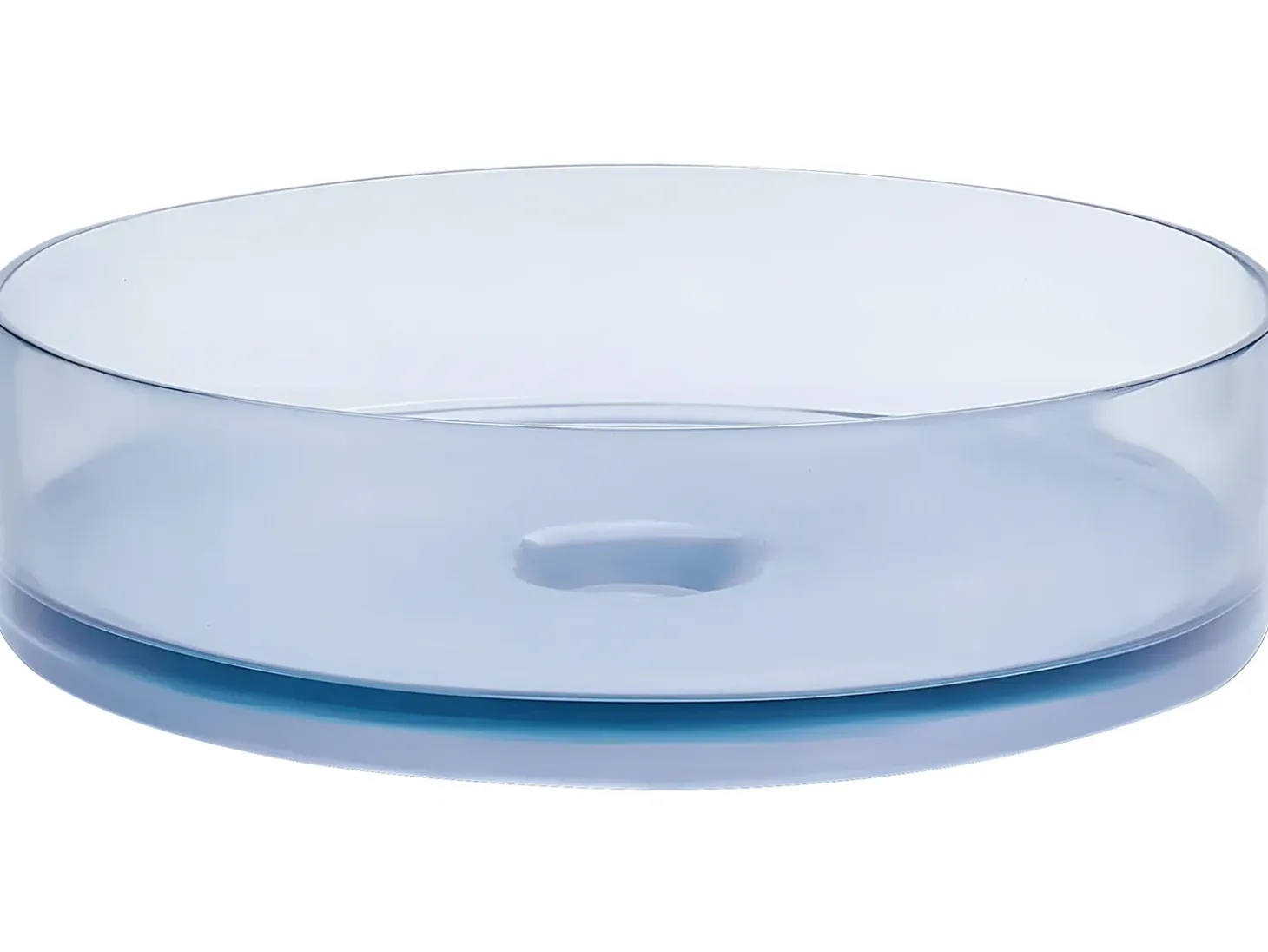 New Umywalka nablatowa TOLOSA Błękitny ⌀ 36 cm Konglomerat Umywalki I Akcesoria