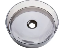 Umywalka nablatowa TOLOSA Czarny ⌀ 36 cm Konglomerat