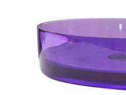 Hot Umywalka nablatowa TOLOSA Purpurowy ⌀ 36 cm Konglomerat Umywalki I Akcesoria