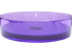 Hot Umywalka nablatowa TOLOSA Purpurowy ⌀ 36 cm Konglomerat Umywalki I Akcesoria