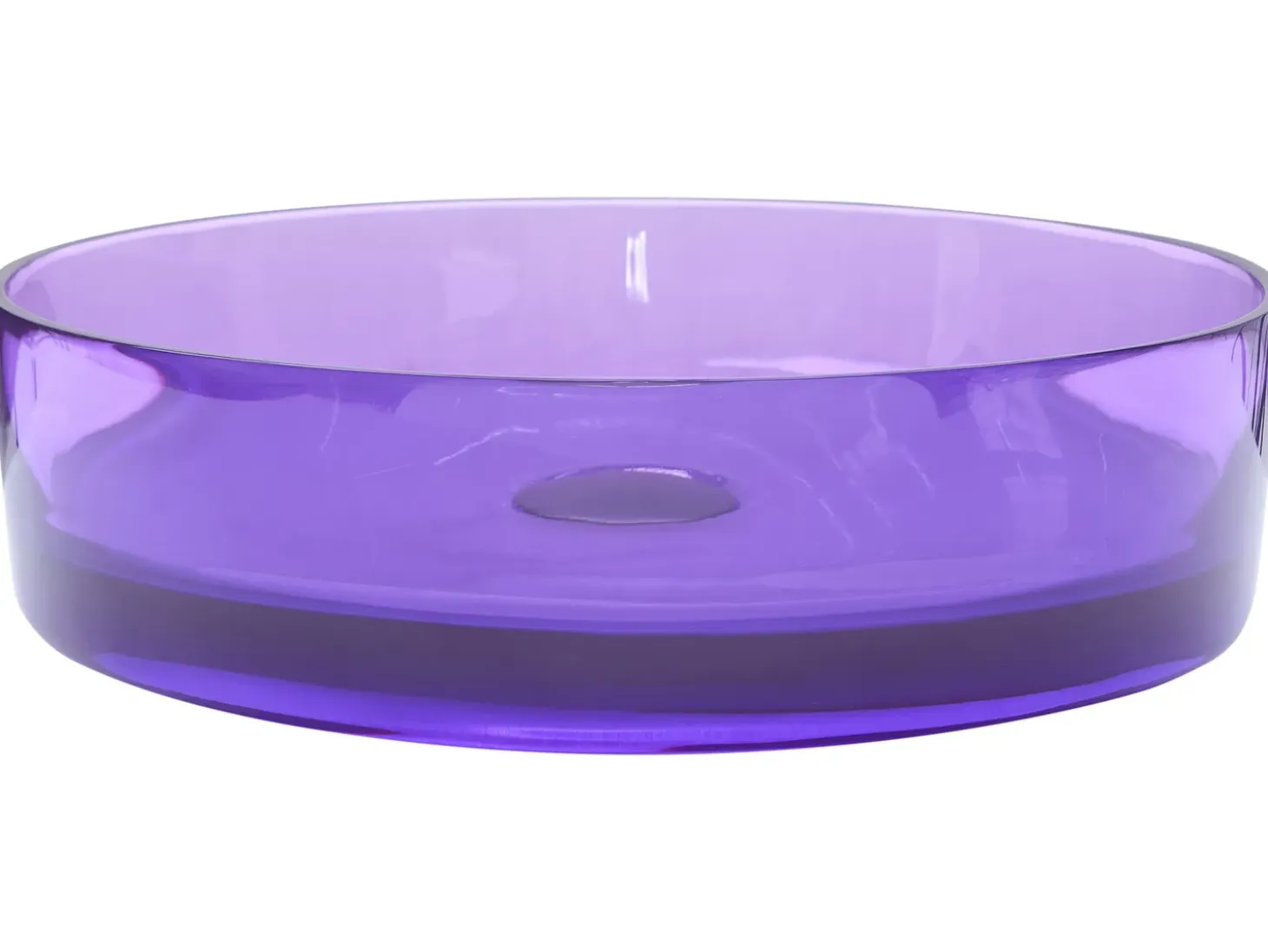 Hot Umywalka nablatowa TOLOSA Purpurowy ⌀ 36 cm Konglomerat Umywalki I Akcesoria