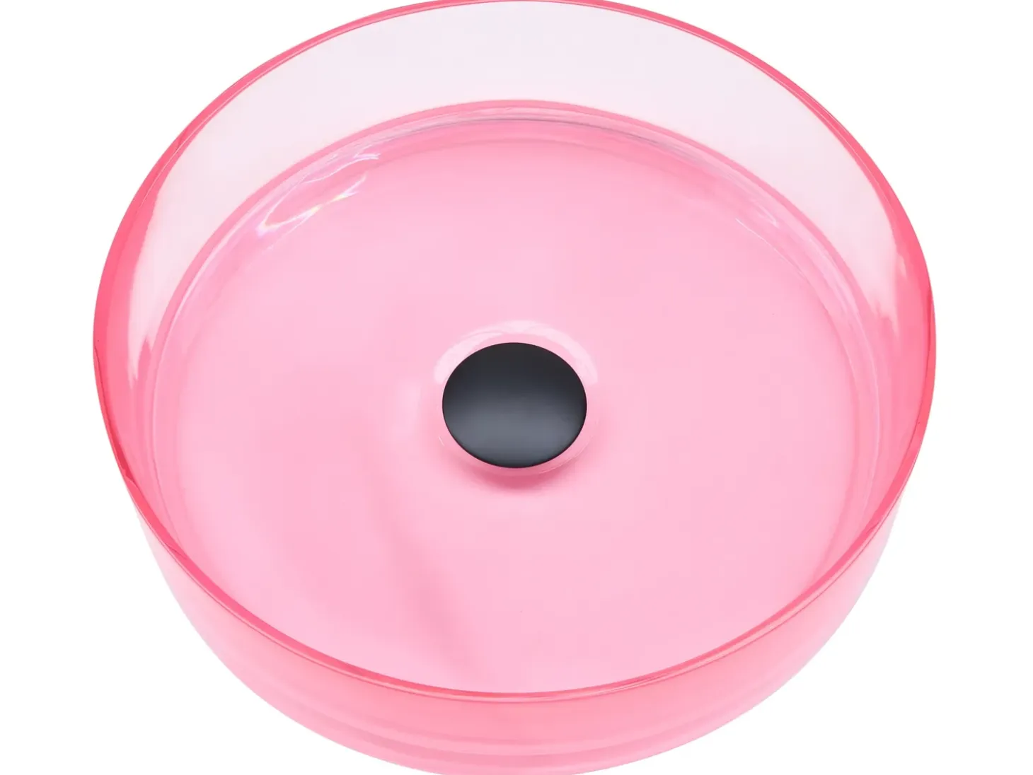 Hot Umywalka nablatowa TOLOSA ⌀ 36 cm Konglomerat Umywalki I Akcesoria