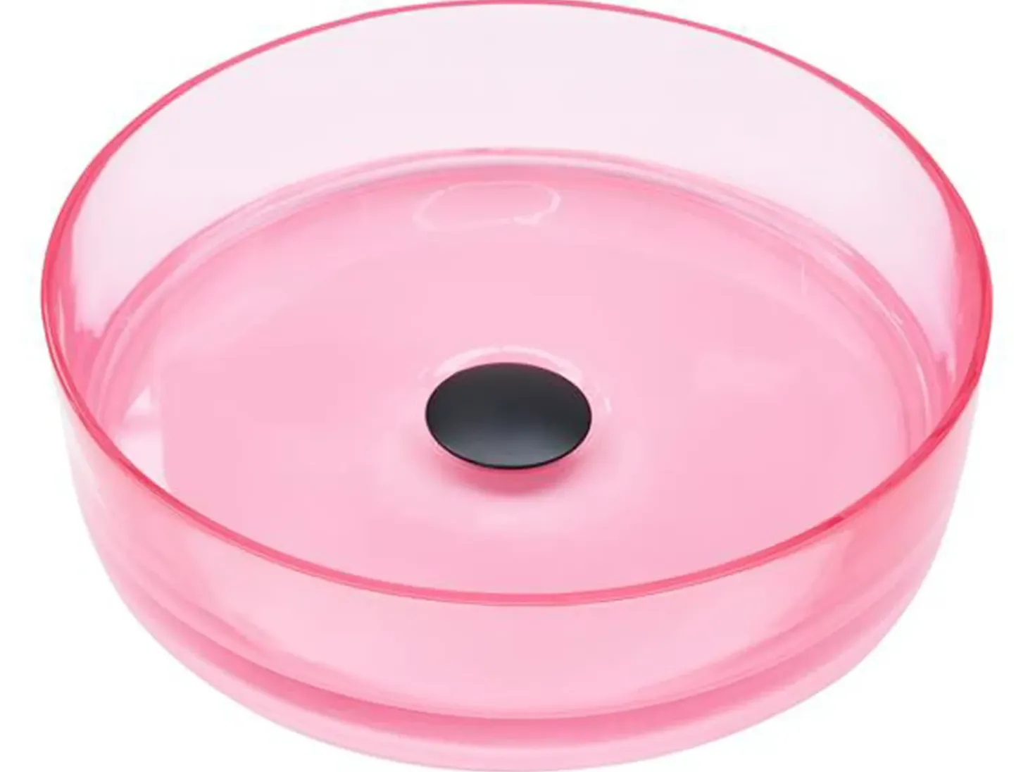 Hot Umywalka nablatowa TOLOSA ⌀ 36 cm Konglomerat Umywalki I Akcesoria