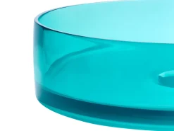 Clearance Umywalka nablatowa TOLOSA Turkusowy ⌀ 36 cm Konglomerat Umywalki I Akcesoria