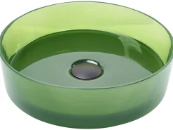 Outlet Umywalka nablatowa TOLOSA ⌀ 36 cm Konglomerat Umywalki I Akcesoria