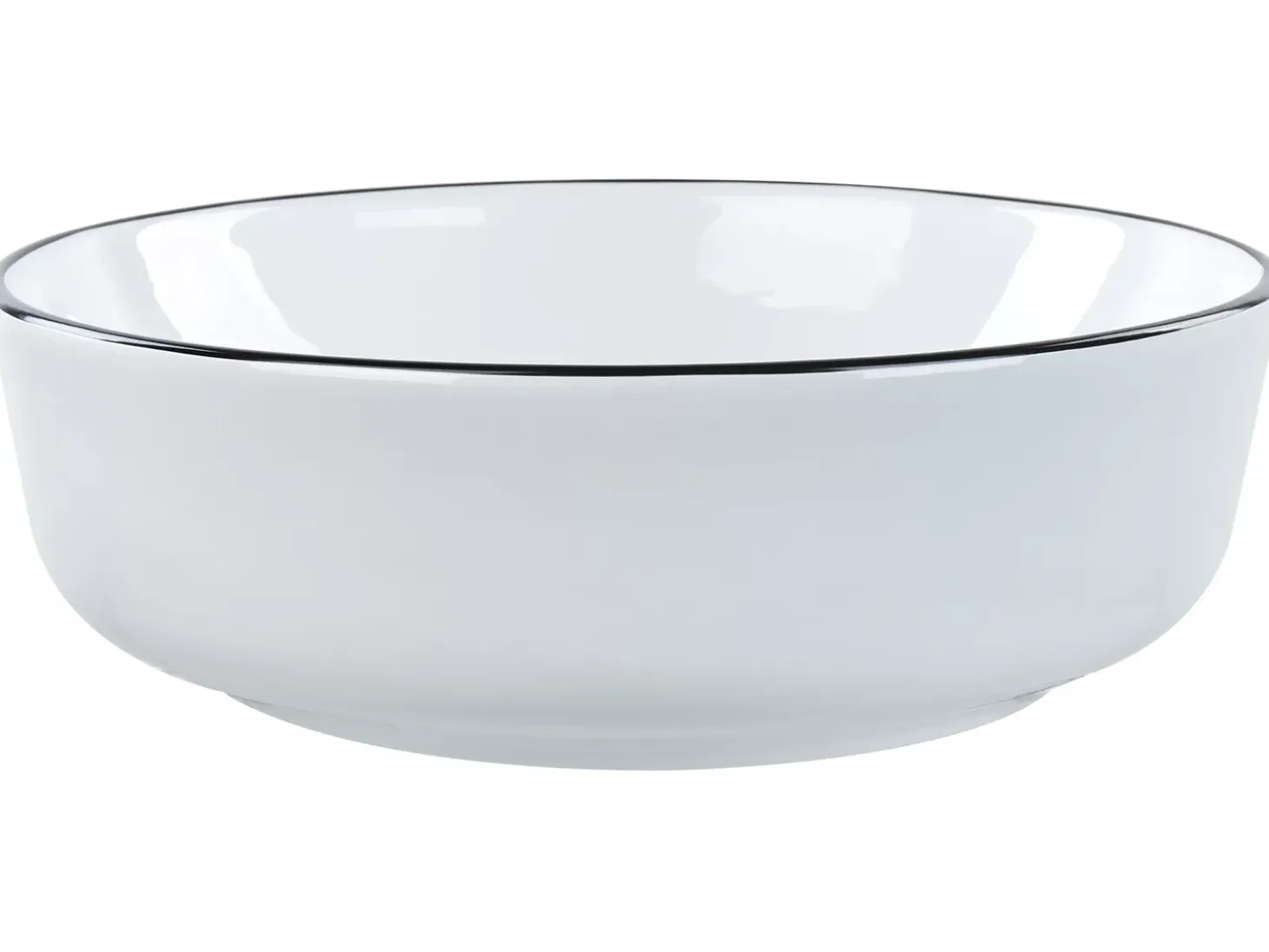 Umywalka nablatowa XERT Biały ⌀ 42 cm Ceramika Umywalki I Akcesoria