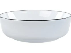 Umywalka nablatowa XERT Biały ⌀ 42 cm Ceramika Umywalki I Akcesoria