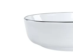 Umywalka nablatowa XERT Biały ⌀ 42 cm Ceramika Umywalki I Akcesoria
