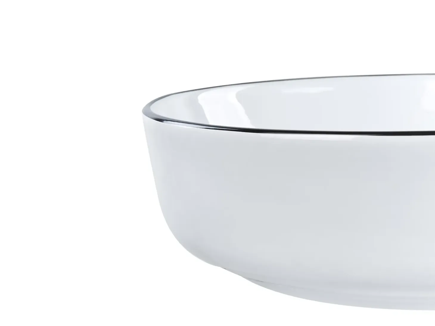 Umywalka nablatowa XERT Biały ⌀ 42 cm Ceramika Umywalki I Akcesoria