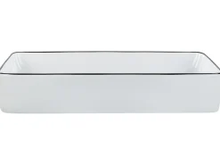 Discount Umywalka nablatowa XERT Biały 61 x 35 cm Ceramika Umywalki I Akcesoria